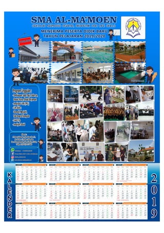 SMA Al-Ma'moen Kalender PPDB 2019