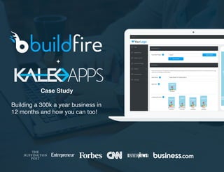 Case Study
Building a 300k a year business in
12 months and how you can too!
+
 