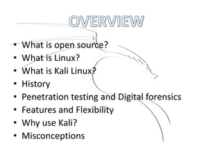 Kali Linux | PPTX