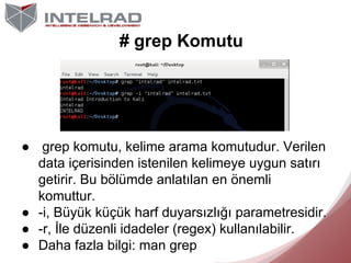 Kali ile Linux'e Giriş | IntelRAD Slide 60