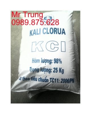 Kali clorua , Bán kaly clorua 98%,Phân KCL,  Clorua kali -Việt Nam