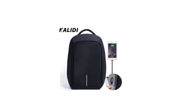 kalidi anti theft backpack