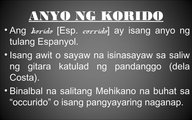 Kaligirang Pangkasaysayan ng Korido at Ibong Adarna | PPT
