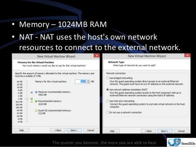 Kali Linux Installation - VMware