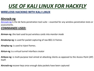 Kali linux summarised | PPTX