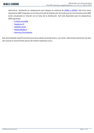 Kali Linux Manual | PDF