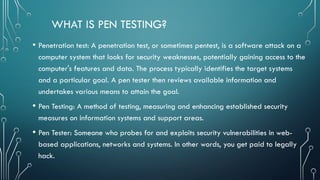 Kali Linux Pen Testing Penguicon 2019_Intro To Pen Testing and Kali ...