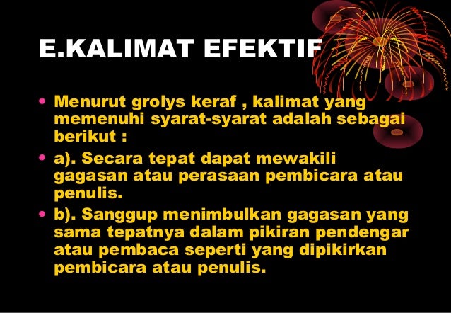 Kalimat bahasa indonesia