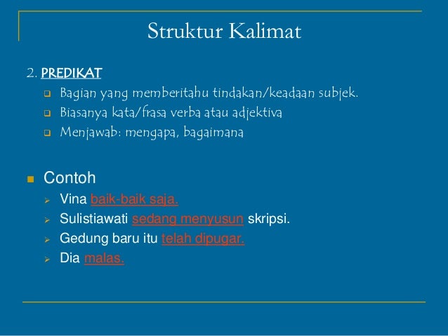 Kalimat dalam bahasa indonesia