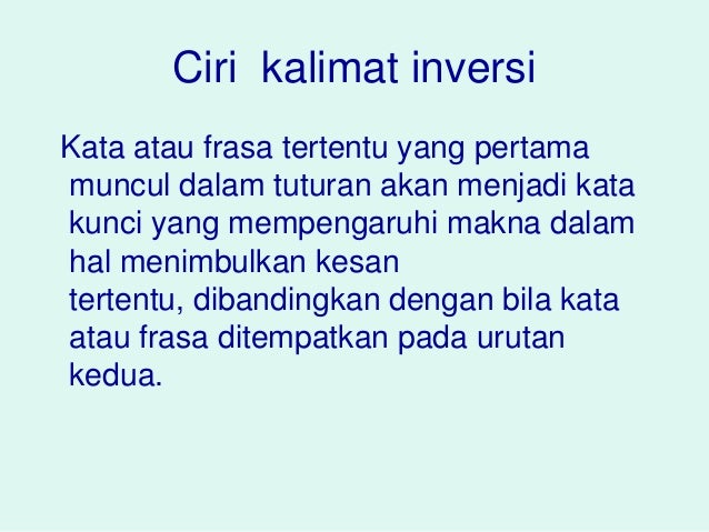 Kalimat dalam bahasa indonesia