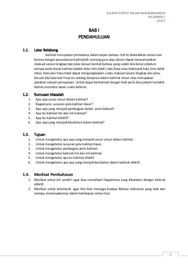 Kalimat Dalam Bahasa