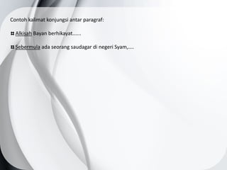 Kalimat dan konjungsi