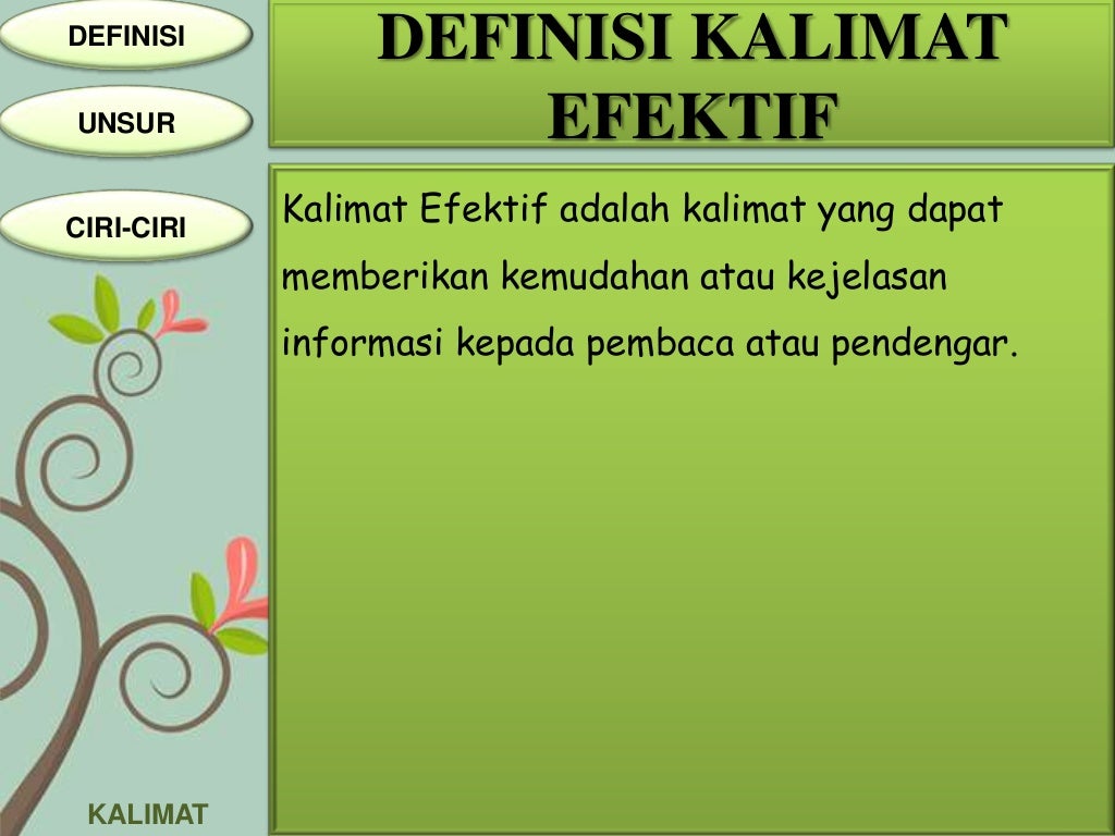 Kalimat efektif