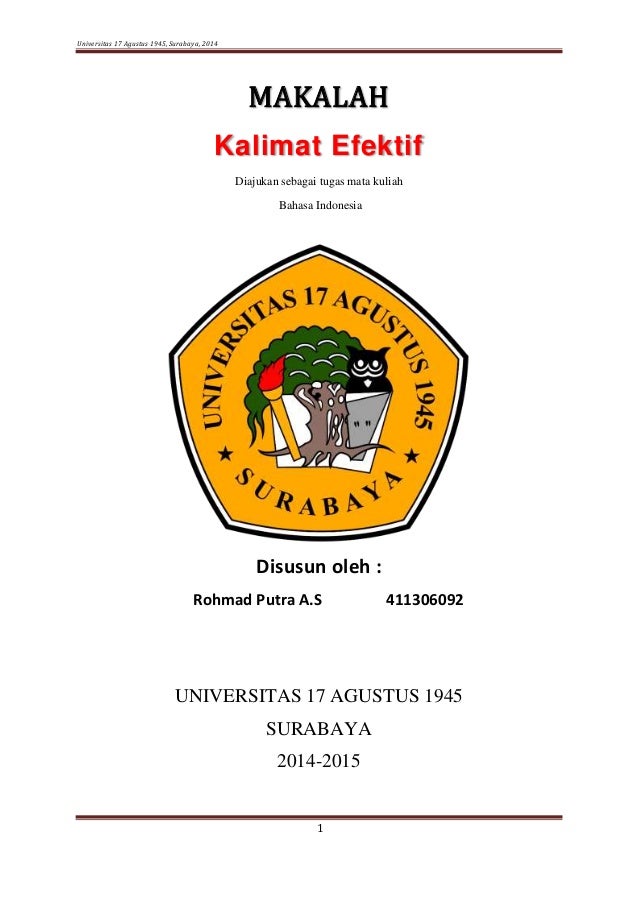 Kalimat Efektif