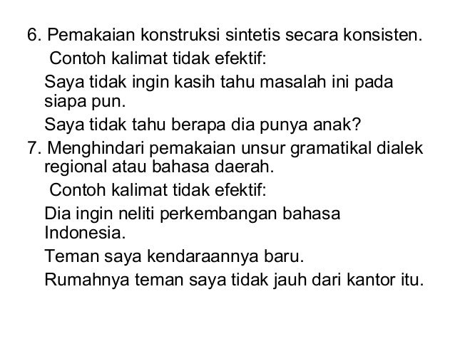 Kalimat Efektif