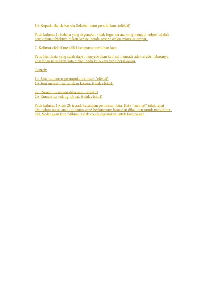 Kalimat efektif