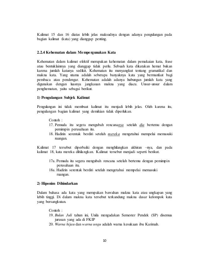 Kalimat efektif jadi