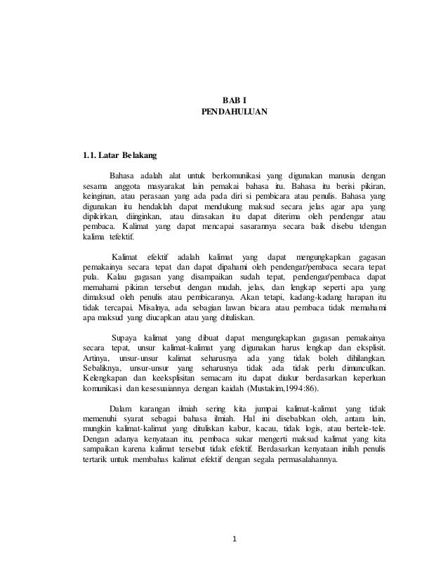 Kalimat Efektif Jadi
