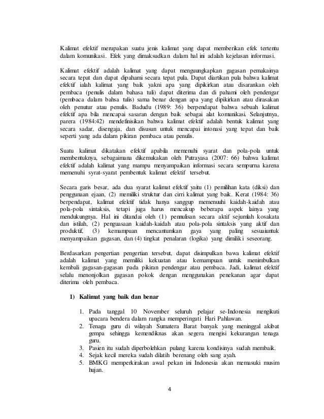 Yuk Simak 13+ Kalimat Efektif Menurut Para Ahli Paling Lengkap