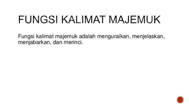 Kalimat Majemuk 2