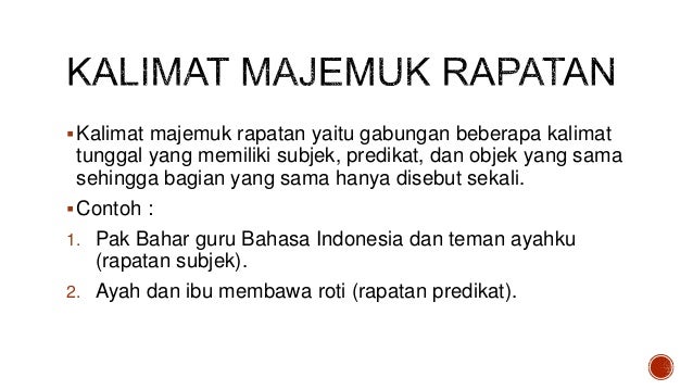 Kalimat Majemuk 2