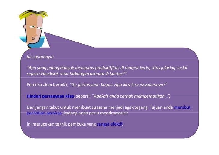 Kalimat pembuka presentasi yang memukau Kalimat pembuka presentasi yang memukau