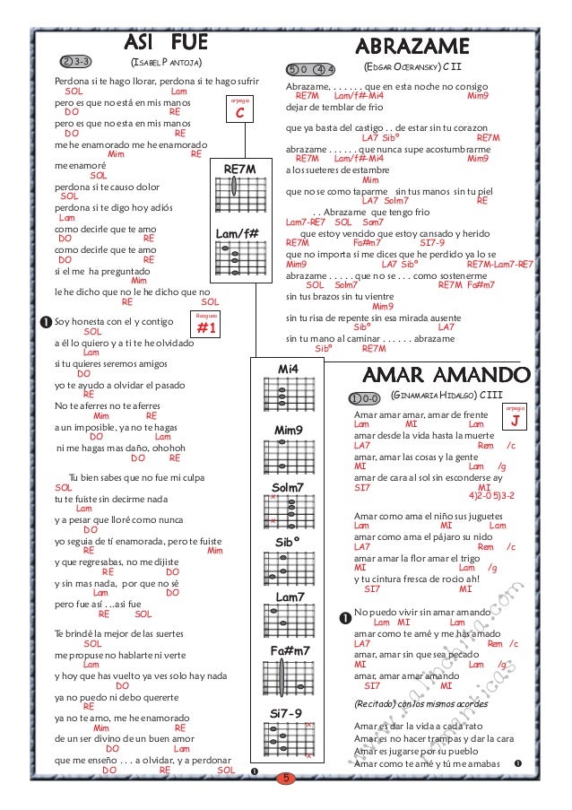 1000 canciones y acordes para guitarra pdf