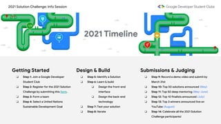 2021 solution challenge info session presentation | PPTX