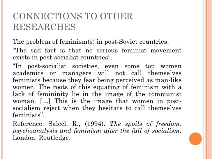 Phd thesis on feminism