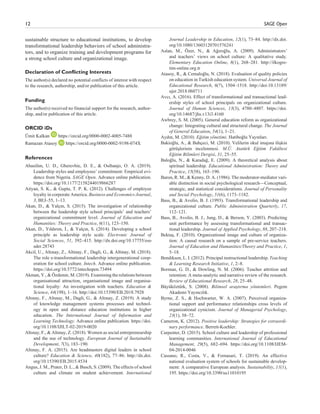 Exploring the Impact of School Principals' Leadership Styles on School ...