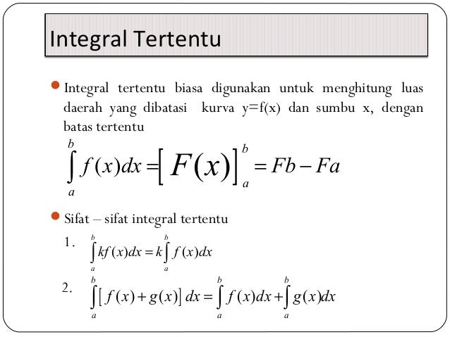 Kalkulus 2 Integral