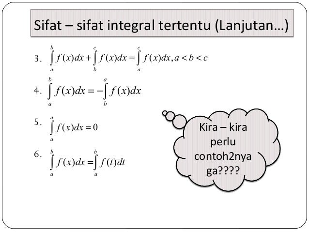 Kalkulus 2 Integral