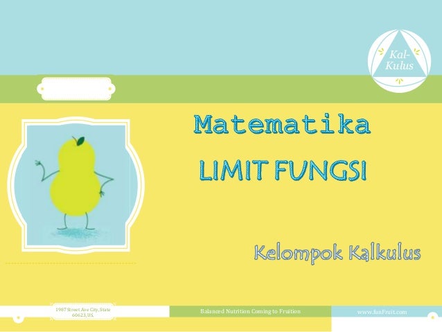 Matematika Limit Fungsi Cara Numerik