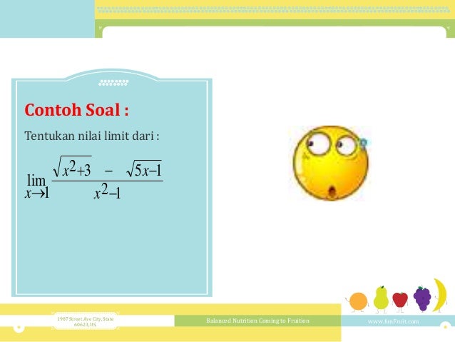 14++ Contoh Soal Limit Numerik - Kumpulan Contoh Soal