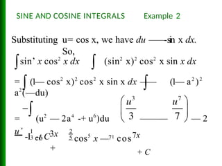 Kalkulus 2 - Integral Trigonometri, Implementasi perhitungan integral ...