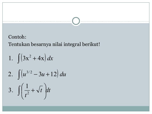 Kalkulus turunan dan integral