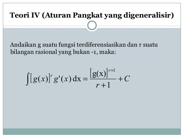 Kalkulus turunan dan integral