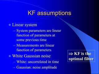 kalman filter illustrated with 2D example | PPT