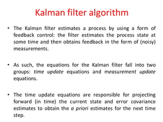 Kalman filter - Applications in Image processing | PDF