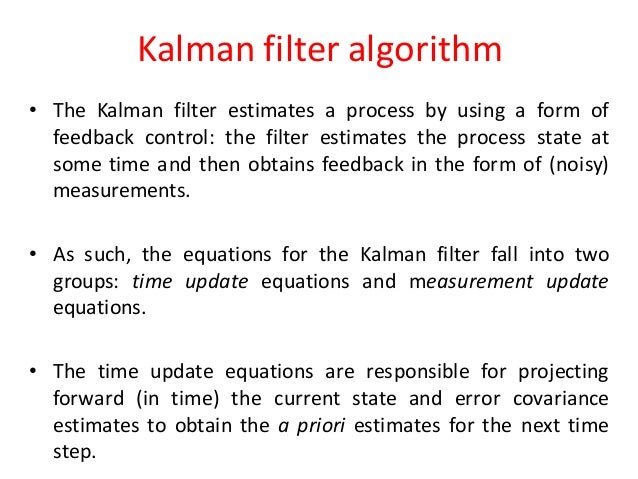 Kalman Filter Applications In Image Processing