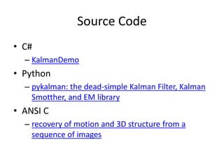 Kalman filter for Beginners | PDF