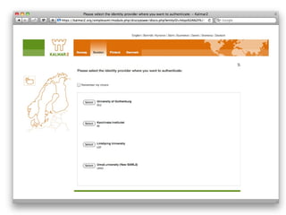 Alignment of attributes Operational issues Aggregate metadata and exchange 