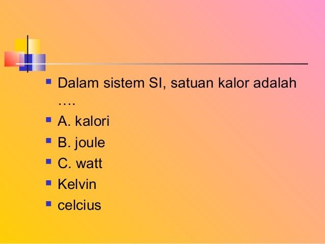 Kalor Dan Asas Black