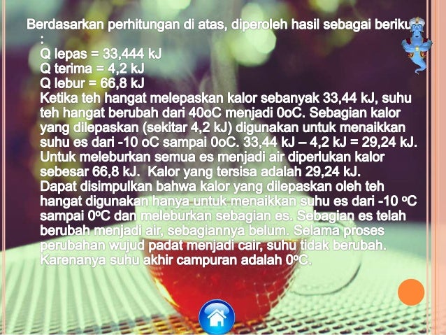 Kalor dan Perubahan Suhu