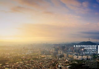 Living in a tower has its own distinct aura
of privilege that is only accentuated
by the project’s unique design and excellent
location. On top of it, the proximity
to the best infrastructure makes it an even
more coveted address.
A DISTINGUISHED
ADDRESS
TO CALL
YOUR OWN.
Representational Image1
 