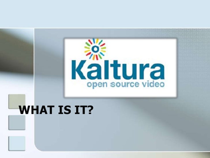 what is a kaltura presentation