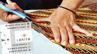 Kalung Batik Etnik Wanita, Produsen TERBAIK KE 2 SE JATIM. Di Tokopedia Area Jakarta