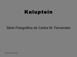 Kaluptein ,[object Object],Carlos M. Fernandes, 2001 