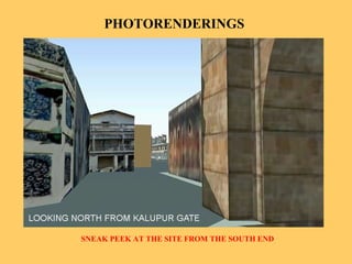 PHOTORENDERINGS  SNEAK PEEK AT THE SITE FROM THE SOUTH END 