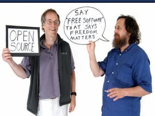 ENTERING INTO DIFF CULTURE The idea of an "open source" culture runs parallel to "Free Culture," but is substantively different.  